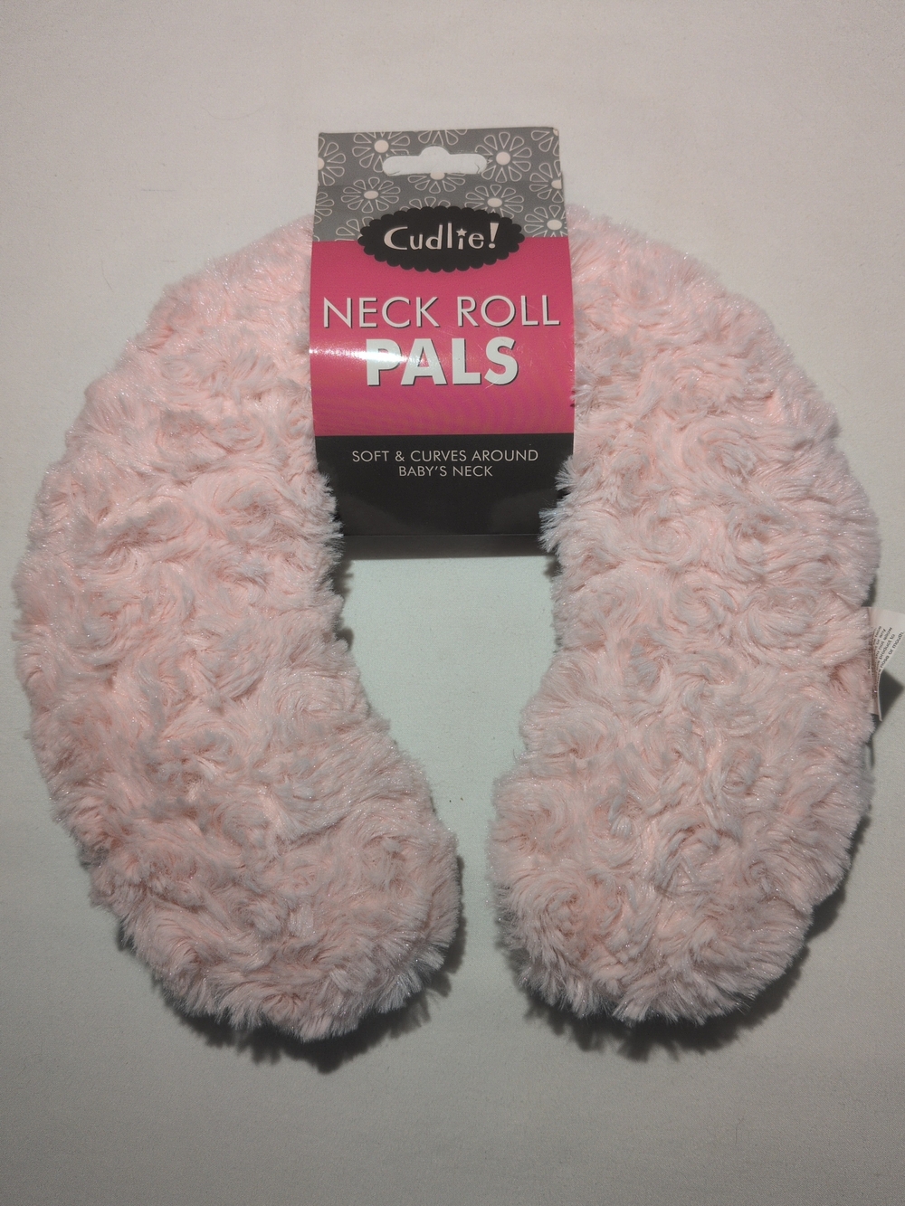 Pink Neck Roll Pals Baby Neck Support